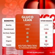 Glyco Lean Advanced Formula Drops Natural Support Supplement GlycoLean 150 Servings