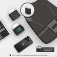 thumbnail image 6 of 15W 3-in1 Wireless Charger Compatible iPhone 16/15/14/13/15, Apple Watch, AirPods – Fast Charging Dock w/Alarm Clock & Night Light Black + 18W Adapter, 6 of 7