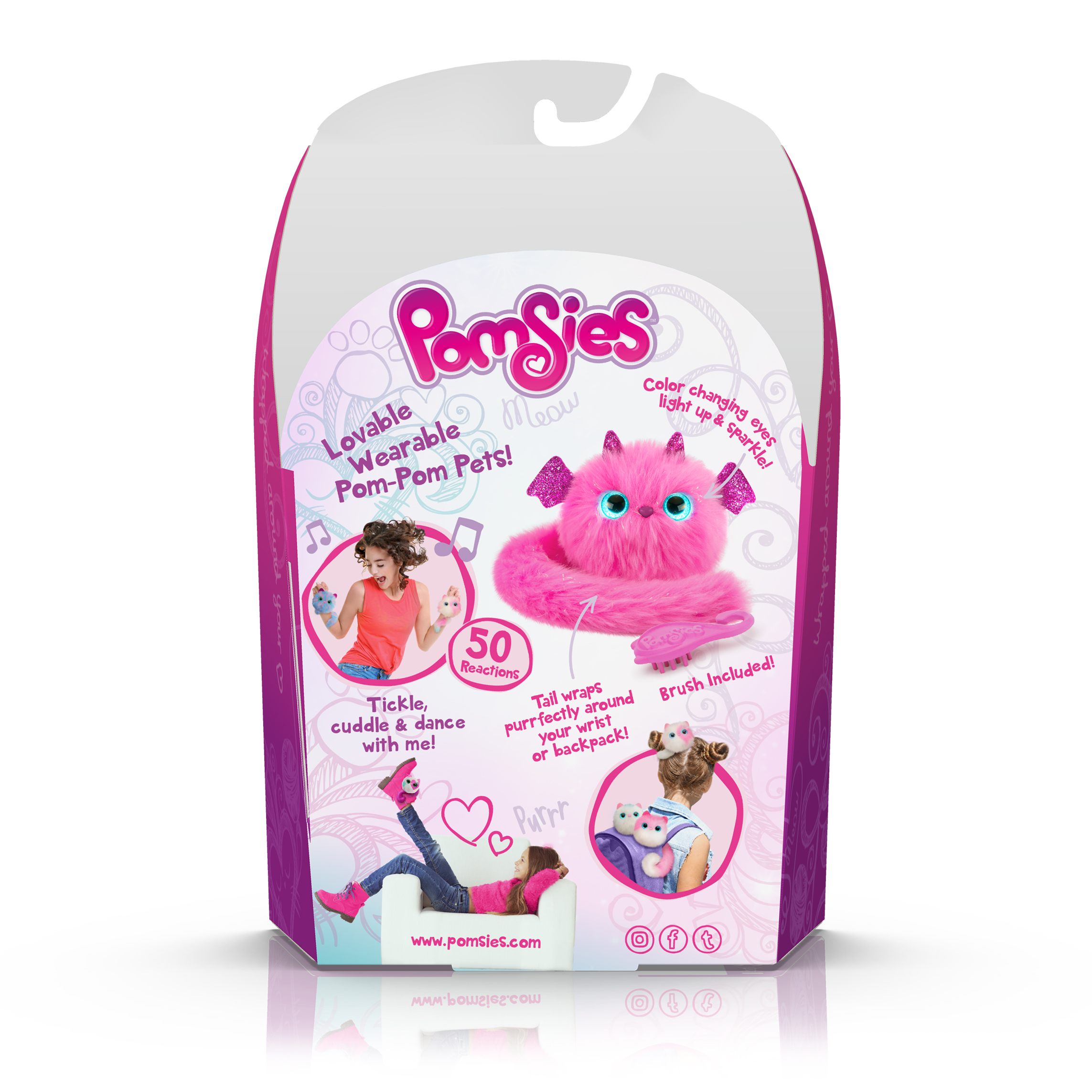 Pomsies Pet Dragon Zoey- Plush Interactive Toy - image 2 of 5