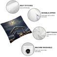 thumbnail image 4 of BANET Merry Christmas Decorative ,Christmas Scene Double Sided Throw Sofa Cushion Cover 20x20in, 4 of 5
