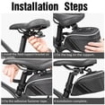 thumbnail image 2 of Bike Saddle Bag Waterproof Bicycle Bag Pouch Under Seat Pack, 2 of 8