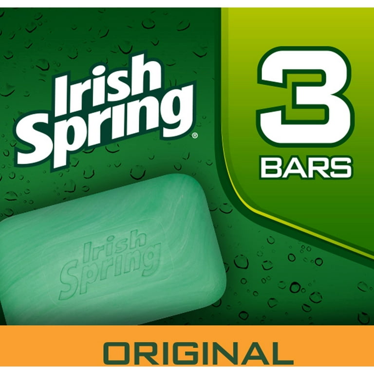 Irish Spring, CPC14177CT, Original Bar Soap, 18 / Carton, Green