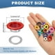 thumbnail image 2 of Uxcell 110 Pcs Ojetes con Arandelas 5/16" Kit de Grommets Rojo, 2 of 7