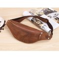 thumbnail image 2 of "Tulum" Men's Slim Leather Waist Fanny Pack & Chest Sling - Color Options, 2 of 12