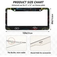 thumbnail image 4 of GZHJMY Gamepad License Plate Frame 2 Pack 2 Holes Car Aluminum License Plate Holder Automotive Parts Decoration Universal with Screw Caps Cover, 4 of 7