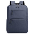 thumbnail image 1 of Mochila para computadora portátil, mochilas de viaje para computadoras portátiles con puerto de carga USB, mochila universitaria, bolso para computadora, azul oscuro, 1 of 6