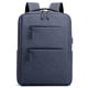 thumbnail image 1 of Mochila para computadora portátil, mochilas de viaje para computadoras portátiles con puerto de carga USB, mochila universitaria, bolso para computadora, azul oscuro, 1 of 6