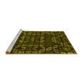 thumbnail image 2 of Ahgly Company Machine Washable Indoor Rectangle Abstract Yellow Modern Area Rugs, 5' x 7', 2 of 4