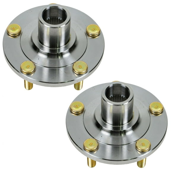 TRQ Front Wheel Hub Assembly LH & RH Pair Set of 2 for Mazda 3 5 Mazda3 Mazda5 BHA53042