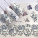 thumbnail image 3 of YZW 3324 1 Sheet Watercolor Floral Flower Nail Sticker Gel Wraps Decal Manicure Decor, 3 of 5