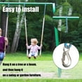 thumbnail image 5 of RYUJNDK High Strength Weather Resistant Outdoor Swing Attachment Hammock Rope Suspension Cord for Tree Hanging Chair Playgrounds, 5 of 9