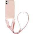 thumbnail image 1 of 1 funda protectora para iPhone 12Mini con cordón para collar, funda protectora de silicona TPU, versión UE Sailing  Electrónica, 1 of 5