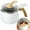 White, variant on Yhuaoa Saucepan with Lid, Stainless Steel Small Sauce Pan Boiling Pot for Cooking,Milk Pan, Heavy Duty Cookware, Compatible with All Stoves, Healthy , Non Toxic & Rust Free, Oven & Dishwasher Safe