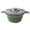 Army Green, variant on Yucurem Foldable Portable Camping Cooker Pot Silicone Outdoor Kettle Cookware Camping Kitchen Utensils (Khaki)