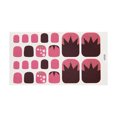thumbnail image 2 of WREESH Foot Stickers Foot Nail Stickers Waterproof For Female DIY Nail Decoration Art, 2 of 2