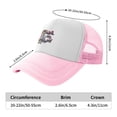 thumbnail image 6 of PAYOHTO Kids Cool Tiger Graffiti Baseball Hat Back Adjustable Mesh Breathable Hats Pink Trucker Cap Outdoor Fishing Sun Caps for Boys or Girls ages 4-10, 6 of 9