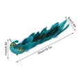 thumbnail image 3 of 2Pcs Blue Simulated Peacock, Decoration Artificial Peacock Birds with Long Tail, Christmas Peakcock Ornaments for Crafts Home Wedding Party Christmas Tree Ornaments, 3 of 7