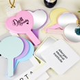 thumbnail image 2 of Espejo compacto con logotipo personalizado, Espejo de mano de plástico pequeño para viaje, Espejo cosmético de maquillaje de mano con etiqueta privada, 2 of 4