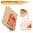 thumbnail image 5 of Yayeee Napkin Holder for Table Set of 2 Kitchen Paper Tissue Organization, Pink Flowers, 5 of 8