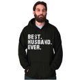 thumbnail image 4 of Best Husband Ever Trophy Hubby Gift Men's Big & Tall Graphic Hoodie Brisco Brands 5X, 4 of 5