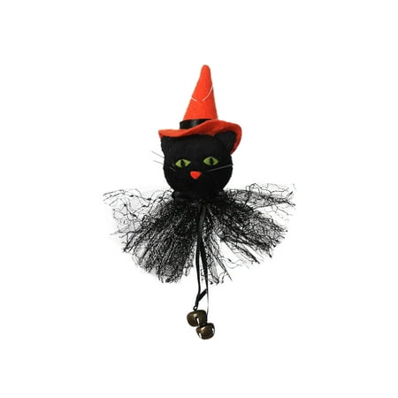 

Halloween Decoration Party Decoration Pumpkin Ghost Pendant Scary Witch Pendant for Party Bar Decor Black Cat Bell Pendant GN384