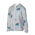 thumbnail image 2 of Fotbe Turtles And Shells Men's Women's UPF 50+ Sun Protection Jacket Hooded Cooling Shirt with Pockets Hiking Outdoor Performance-Medium, 2 of 8
