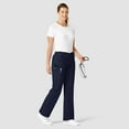 thumbnail image 3 of Wink WonderFLEX Grace - Women's Flare Leg Cargo Scrub Pant, Navy, XS, 3 of 7