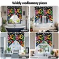 thumbnail image 6 of Swag Curtain Valances School Season Swag Valances for Kitchen Windows Pencil Stars Cartoon Style Black Short Topper Curtains Valance Tier Pair for Kitchen Bedroom Living Room Bathroom 28"x36", 6 of 8