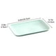 thumbnail image 3 of Platos rectangulares de plástico | Bandeja de snacks de gran capacidad, bandeja de fruta, barbacoa y plato de salchicha Hot Pot | Duradero, fácil de limpiar, versátil 24,5x14,5 cm, 3 of 6