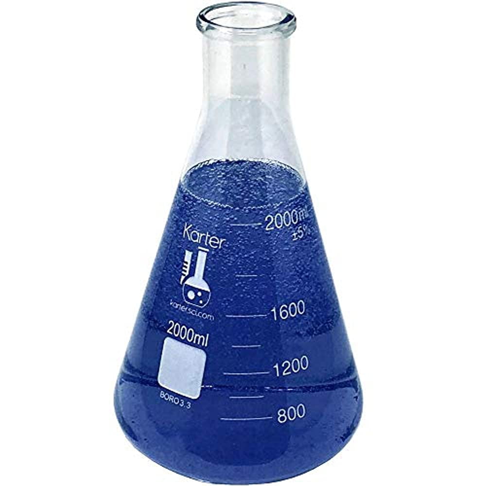 Beakers 10pcs Science Scientific Scale Erlenmeyer Flasks Laboratory  Practical Plastic Lab Experiment Mouth for Jar Narrow Flask Supplies  Conical Labs