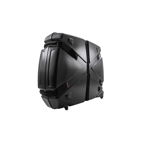 B&W International Curve Travel Bike Case, Ultra Light Weight with Wheels Black