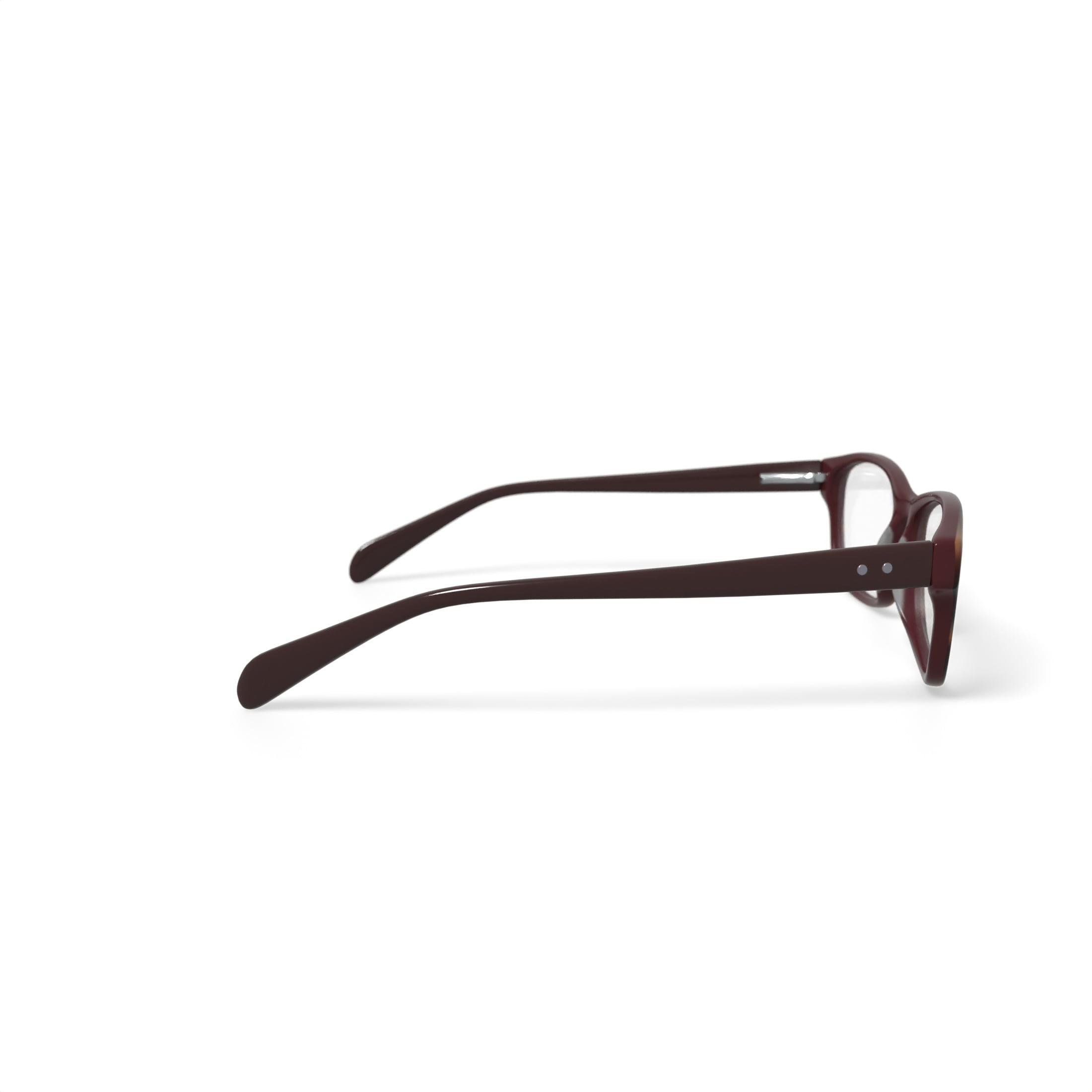 Walmart Women's FM14074 Rectangular Prescription Eyeglasses with Case, Brown