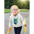 thumbnail image 2 of Rainbow Lynx Hoodie Toddler -Rose Khan Designs,  5 Toddler, 2 of 4