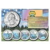 2011 America The Beautiful HOLOGRAM Quarters U.S. Parks 5-Coin Set w/Capsules