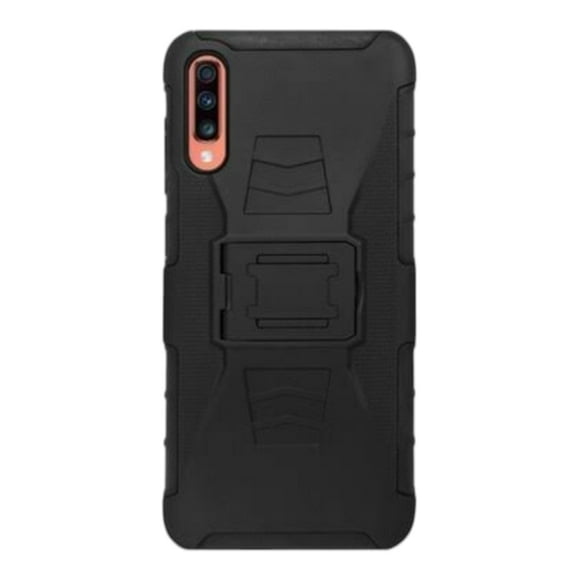 Funda Uso Rudo Clip 360 Para Samsung A50Más 2 Micas De Cristal