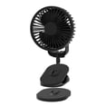 thumbnail image 1 of Ventilador de escritorio pequeño Clip en Ventilador de refrigeración Carga USB 3 velocidades 3 Silencioso para negro 4000mah Zulema Mini ventilador portátil, 1 of 8