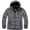 Anthracite, variant on BRANDIT INDIVIDUAL WEAR Adult Male Hooded Fleece Full Zip Jacket, Color: Dark Camo, Size: M