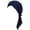 Navy, variant on AJGRHE Turban Wrap Hat Stretch Cap Head Loss Hair Women Scarf Baseball Caps Navy One Size