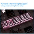 thumbnail image 4 of Teclado Mecánico Real Eje Verde Chica Linda Red Chica Roja Corazón Rosa Botón Redondo Teclado Punk Scienceny EL011195-00, 4 of 4