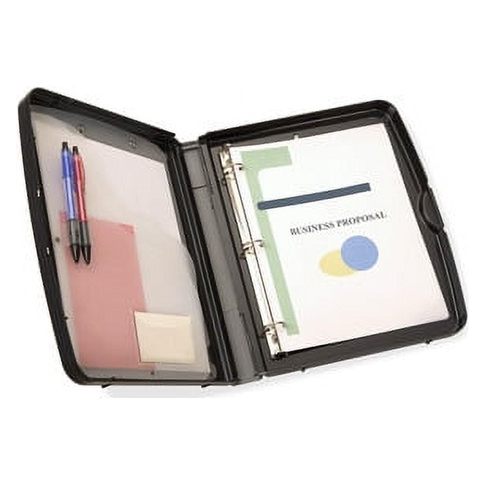 Officemate Ringbinder Clipboard Storage Box, Charcoal (83309)