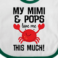 thumbnail image 4 of Inktastic My Mimi and Pops Love Me Boys or Girls Baby Bib, 4 of 4