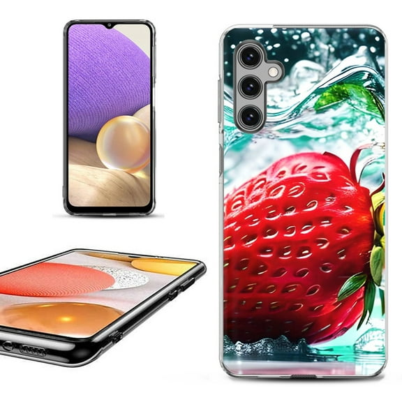 OneToughShield ® for Samsung Galaxy A14 5G Phone Case, Fashion Cover Case - Stawberry