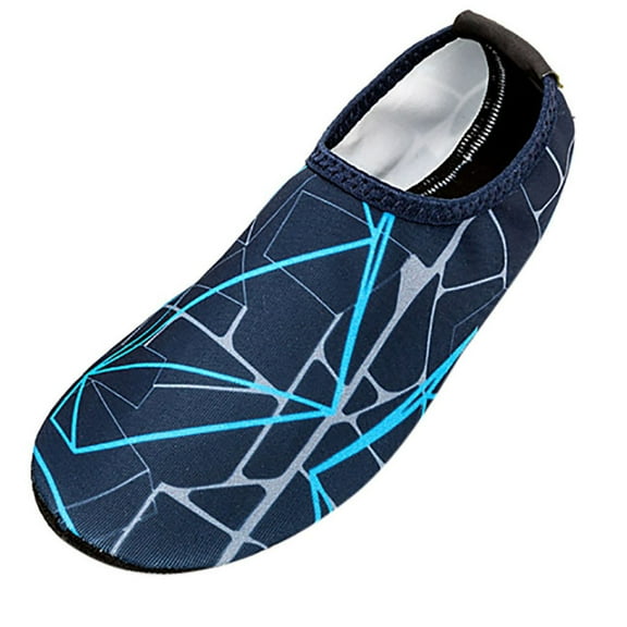 asdoklhq Sneakers for Men Wide,Men's Striped Beach Shoes Swimming Diving Socks Drifting River Wading Shoes