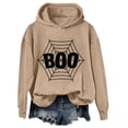 thumbnail image 1 of WZXFASHION Automne Femmes Décontracté Confortable Plus Velours Frais Doux Chandail à Agencement de Couleurs Femme Rabais de 50 % Liquidation Léger Chandail à Capuchon à Fermeture Éclair, 1 of 4