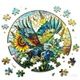 thumbnail image 5 of Acrylic Puzzle Suncatcher 83 Pieces, SunCatchers Puzzles Window Hanging, Home & Garden Decor, 7.4 in, 5 of 7