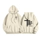 thumbnail image 4 of MHFRRA Sudadera con Capucha Estampada, Cómoda Sudadera con Capucha con Un Elegante Diseño Gráfico para Uso Informal y Actividades Al Aire Libre Beige, 4 of 5