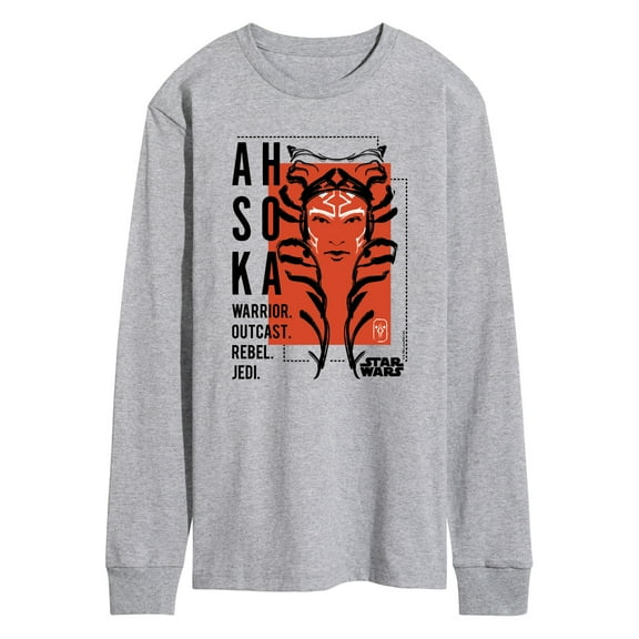 Star Wars - Ahsoka Collage - Men's Long Sleeve Graphic T-Shirt
