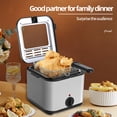 thumbnail image 4 of 2.5L Electric Fryer Household Small 1000W High Power Multiple Function Stainless Steel, 4 of 8