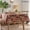 Beige Floral 60*60cm, variant on Floral Vintage Tablecloth for Kitchen Dining Indoor Outdoor Buffet Tabletop Decoration