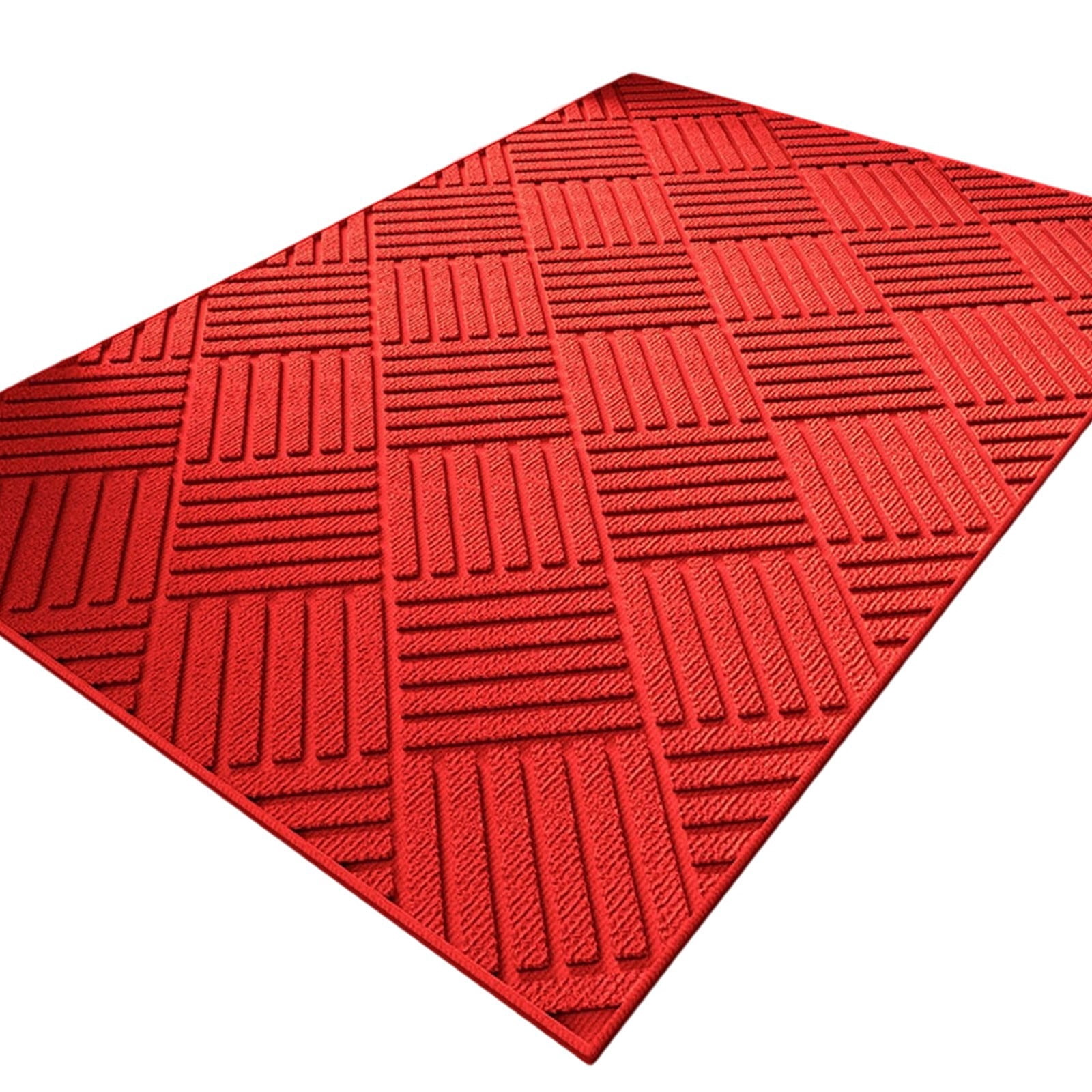 Heavy Duty Indoor Outdoor Doormat 31x19.6 Inch, Low Profile Front Door Mat Outside Entrance, Stain and Fade Resistant Welcome Mat for High Traffic Area, Non Rubber Entry for Patio